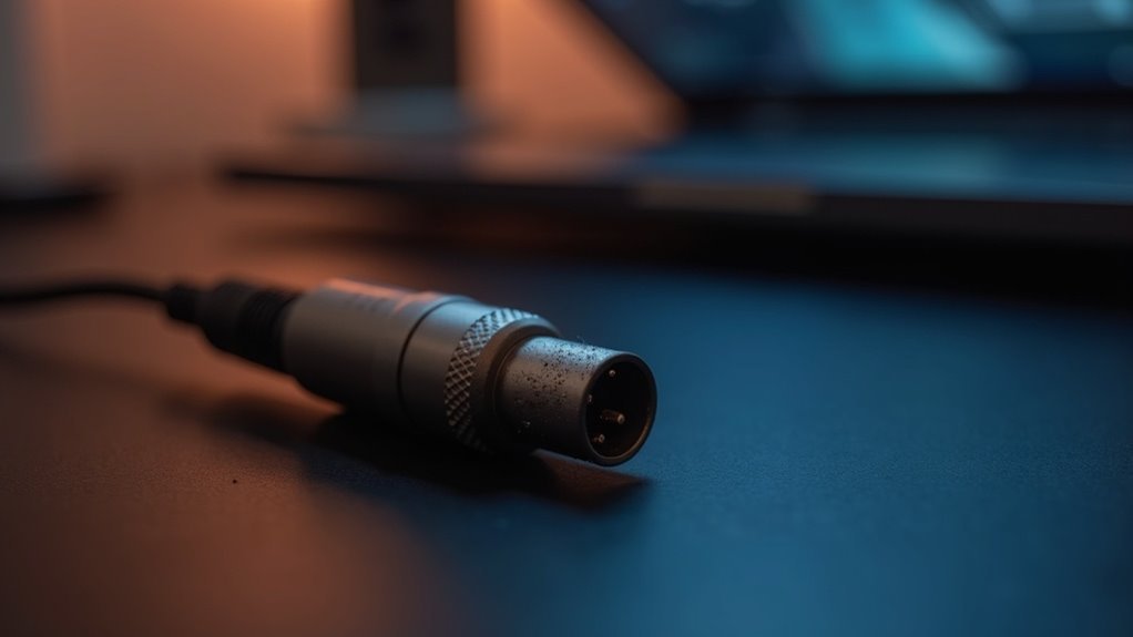 check microphone connections thoroughly