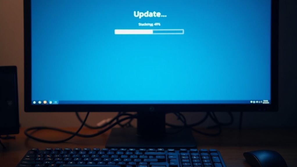 clear and reset update cache