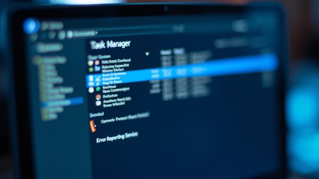 error reporting service management