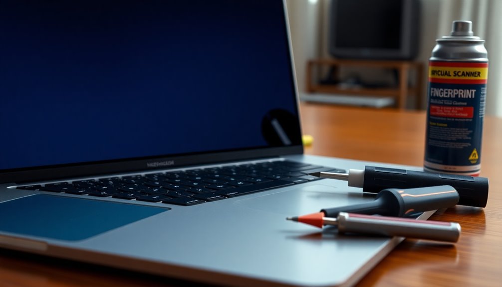 fingerprint scanner troubleshooting steps