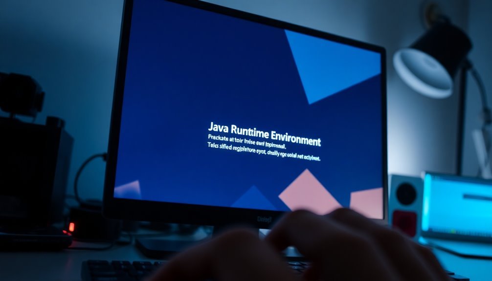 java runtime environment fix