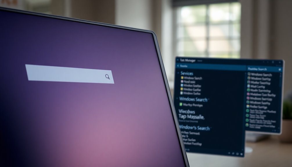 manage windows search services