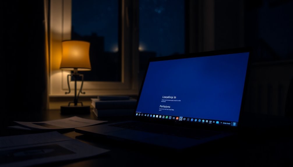 night light location permissions needed