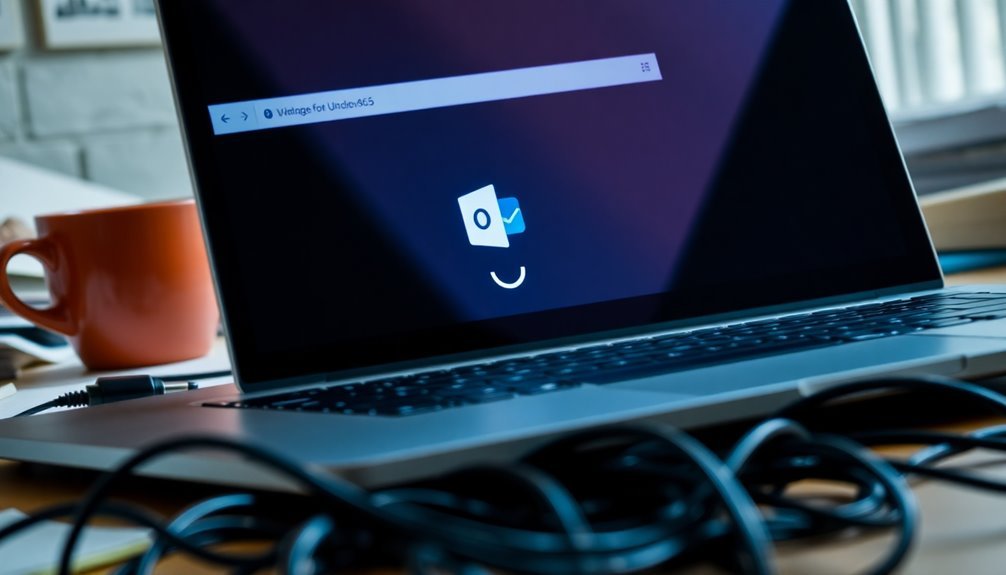 outlook 365 freezing issues