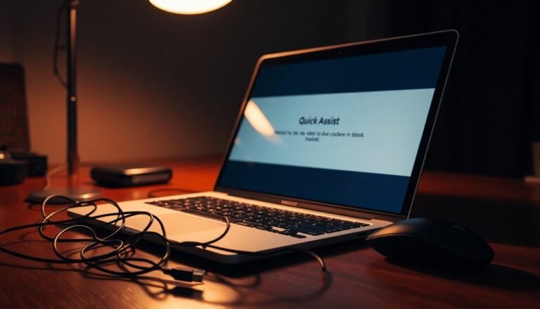 quick assist remote desktop issues