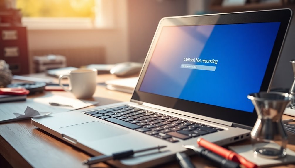 repairing outlook installation processes