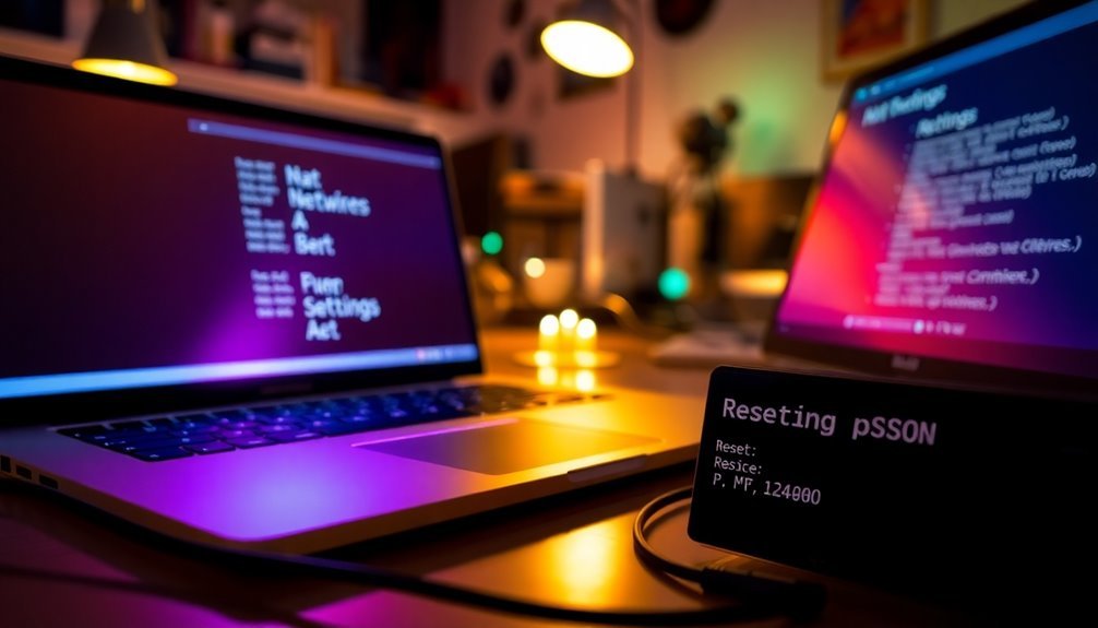 reset your network stack