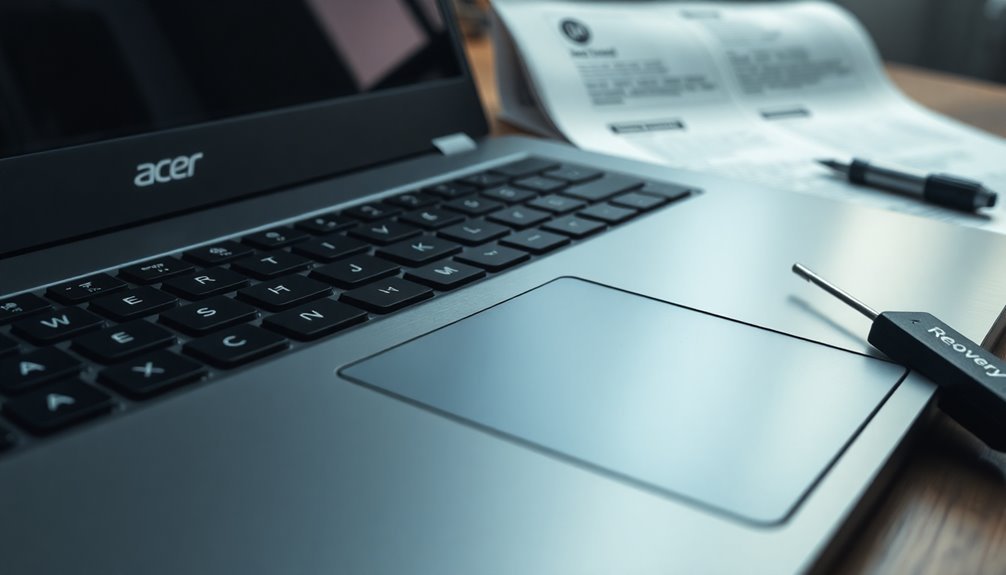 touchpad troubleshooting and reset