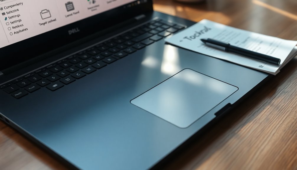 troubleshooting dell touchpad issues