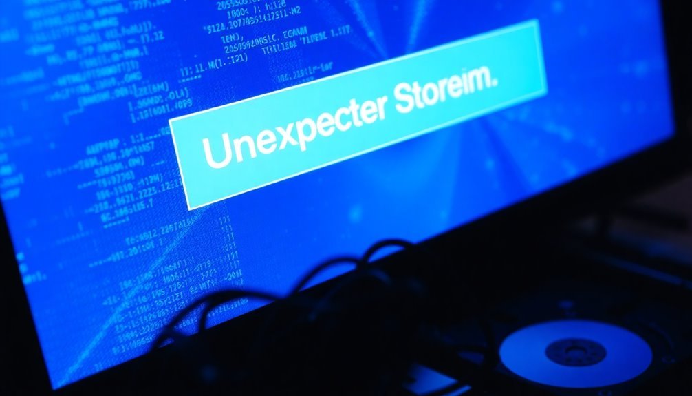 unexpected store exception causes